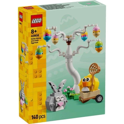 Lego Veľkonočný zajko, kuriatko a zbieranie vajíčok 40808 (stavebnica)