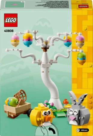 Lego Veľkonočný zajko, kuriatko a zbieranie vajíčok 40808 (stavebnica)