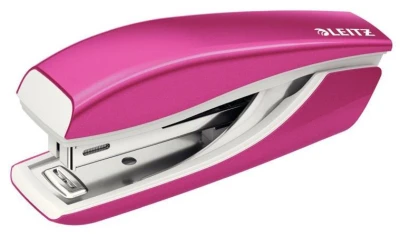 Leitz Mini sešívačka NeXXt 5528, metalická růžová, box