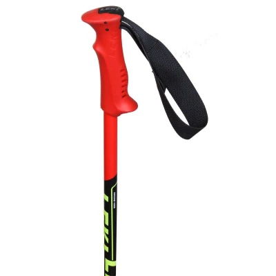 Leki Racing Kids červené juniorské sjezdové hole