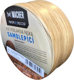 Lemovka podlahová samolepicí 52mm/5m PVC dub přírodní