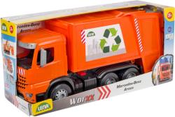 Lena Auto Mercedes Arocs popelářské 54cm set s popelnicí a kontejnerem v krabici