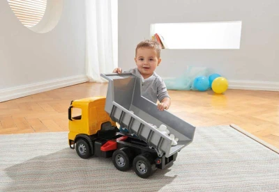 Lena Auto Mercedes Arocs sklápěč odstrkovadlo 70cm 3-osé odrážadlo na piesok