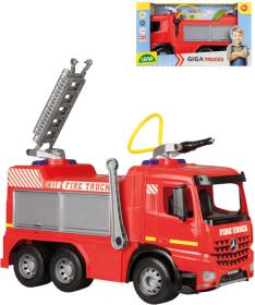 Lena Auto Mercedes hasiči odstrkovadlo stříká vodu 65cm odrážedlo Arocs 2158 Lena Auto Mercedes hasiči odstrkovadlo stříká vodu 65cm odrážedlo Arocs 2158