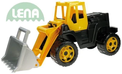 Lena Auto NAKLADAČ 62 cm žluto-černý 2018 na písek Lena Auto NAKLADAČ 62 cm žluto-černý 2018 na písek