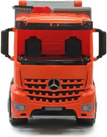 Lena Auto popelářské Mercedes Arocs 72cm 3 osy set se 2 kontejnery plast