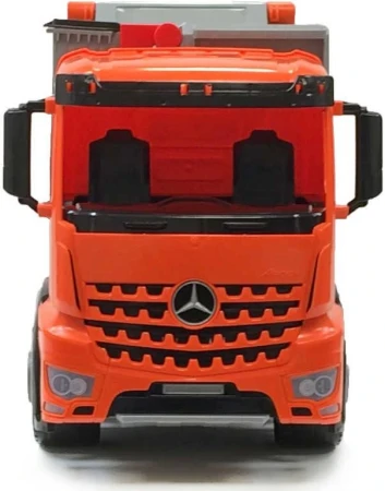 Lena Auto popelářské Mercedes Arocs 72cm 3 osy set se 2 kontejnery plast