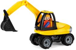 Lena Baby Truckies Stavba set 2 autíčka s figurkami a dopravním značením