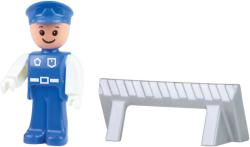 Lena Baby Truckies Stavba set 2 autíčka s figurkami a dopravním značením