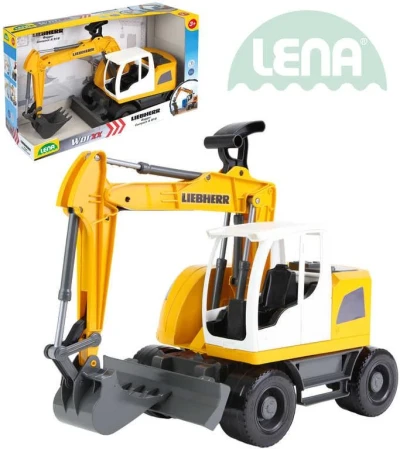 Lena Bagr funkční 48cm Worxx 1:15 Liebherr A918 Litronic plast v krabici Lena Bagr funkční 48cm Worxx 1:15 Liebherr A918 Litronic plast v krabici
