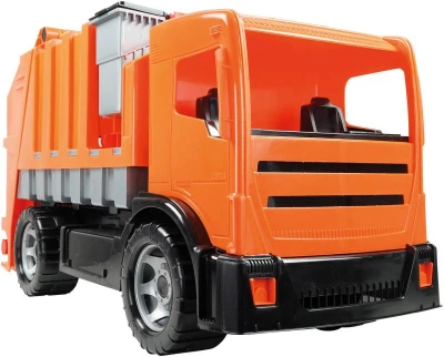Lena GIGA TRUCKS Auto 2 osé funkční popeláři + 2 kontejnery na písek