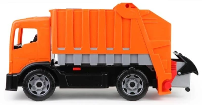 Lena GIGA TRUCKS Auto 2 osé funkční popeláři + 2 kontejnery na písek