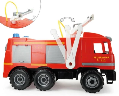 Lena GIGA TRUCKS Auto Mercedes hasiči s vodním dělem stříká vodu
