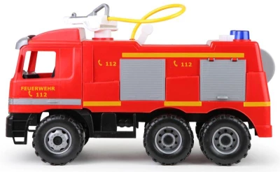 Lena GIGA TRUCKS Auto Mercedes hasiči s vodním dělem stříká vodu