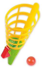Lena Hra catch ball set 2 vystřelovací košíčky + 2 míčky chytání míčků
