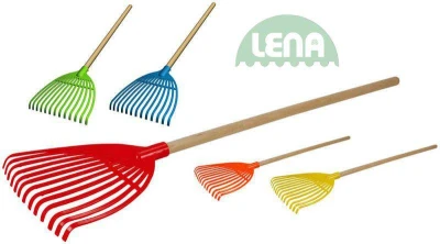 Lena Hrábě dětské na listí s dřevěnou rukojetí