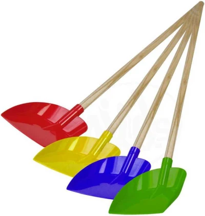 Lena Lopata plastová s dřevěným úchytem 60cm 4 barvy 5477 Lena Lopata plastová s dřevěným úchytem 60cm 4 barvy 5477