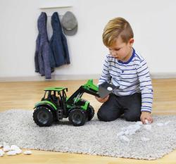Lena Traktor funkční se lžící 45cm Worxx 1:15 DeutzFahr Agrotron 7250 plast