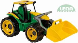 Lena Traktor plastový se lžící zeleno - žlutý 62 cm na písek Lena Traktor plastový se lžící zeleno - žlutý 62 cm na písek