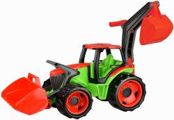 Lena Traktor se lžící a bagrem 107cm zeleno-červený plast 02081 Lena Traktor se lžící a bagrem 107cm zeleno-červený plast 02081