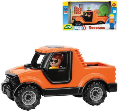 Lena Truckies baby auto pick-up set s aktivním panáčkem 01628