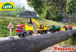 Lena Truckies baby vysokozdvižný vozík set s aktivním panáčkem 01627