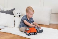 Lena Truckies popeláři 25cm set baby autíčko + panáček 01623 plast