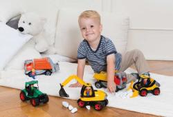Lena Truckies traktor 17cm set baby autíčko + panáček 01624 plast