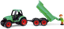 Lena Truckies traktor funkční s vlečkou 32cm set s panáčkem v krabici 1625