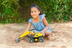 Lena TRUXX 2 auto bagr funkční set s figurkou plast v krabici