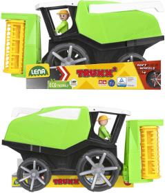 Lena TRUXX 2 Auto kombajn funkční set žací stroj s figurkou plast