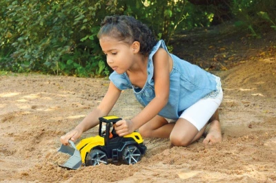Lena TRUXX 2 auto nakladač funkční set s figurkou plast