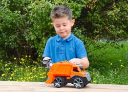 Lena TRUXX 2 auto popeláři funkční set s figurkou plast v krabici