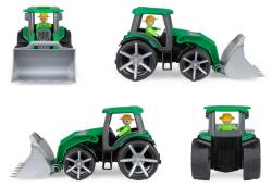 Lena TRUXX 2 auto traktor se lžící funkční set s figurkou plast v krabici