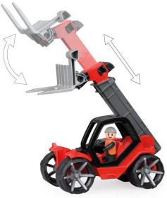 Lena TRUXX 2 Teleskopický nakladač funkční set s figurkou plast v krabici