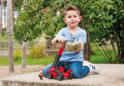 Lena TRUXX 2 Teleskopický nakladač funkční set s figurkou plast v krabici