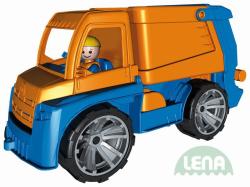 Lena Truxx Auto popelář 29cm vozítko na písek s panáčkem řidič plast Lena Truxx Auto popelář 29cm vozítko na písek s panáčkem řidič plast