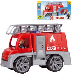 Lena Truxx Baby auto funkční hasiči 29cm set s figurkou plast v krabici
