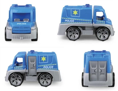 Lena Truxx Baby auto funkční policie 29cm set s figurkou plast v krabici