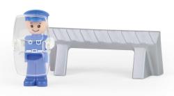 Lena Truxx Baby auto funkční policie 29cm set s figurkou plast v krabici