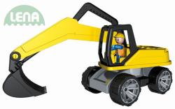 Lena Truxx Bagr 37cm (auto na písek) s figurkou řidiče plast Lena Truxx Bagr 37cm (auto na písek) s figurkou řidiče plast