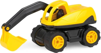 Lena Workies auto bagr 12cm pracovní stroj žlutý plast