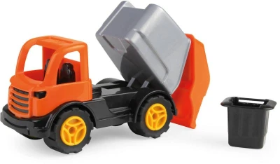 Lena Workies auto funkční popeláři baby set s popelnicí plast v krabici