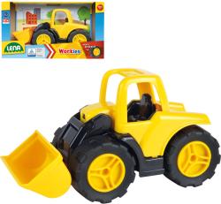 Lena Workies auto nakladač baby 14cm pracovní stroj žlutý plast