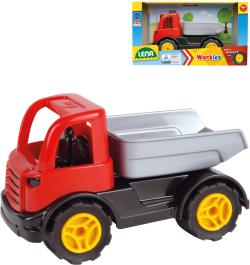Lena Workies auto nákladní sklápěč 12cm náklaďák plast Lena Workies auto nákladní sklápěč 12cm náklaďák plast