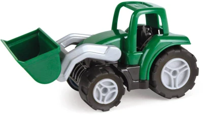Lena Workies auto traktor baby 14cm pracovní stroj se lžící zelený plast