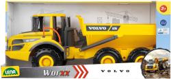 Lena Worxx auto funkční nákladní Volvo A25G žluté plast v krabici
