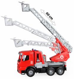 Lena WORXX Auto Mercedes-Benz Arocs funkční hasiči stříká vodu