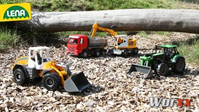 Lena WORXX Auto Mercedes-Benz Arocs funkční hasiči stříká vodu