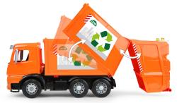 Lena WORXX Auto Mercedes-Benz Arocs popeláři funkční + 2 popelnice